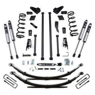 BDS Suspension® - 4.5" x 4.5" Long Arm Front and Rear Suspension Lift Kit