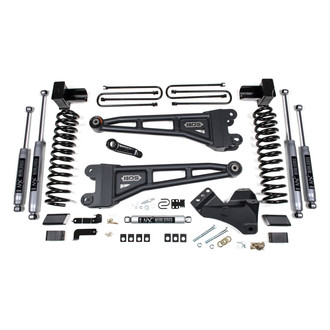 BDS Suspension® - 5" x 3" Radius Arm Front and Rear Suspension Lift Kit