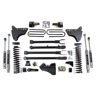 BDS Suspension® - 6" x 4" 4-Link Front and Rear Suspension Lift Kit
