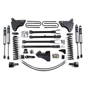 BDS Suspension® - 6" x 4.5" 4-Link Front and Rear Suspension Lift Kit