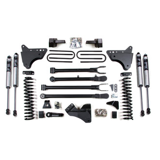 BDS Suspension® - 4" x 3" 4-Link Front and Rear Suspension Lift Kit