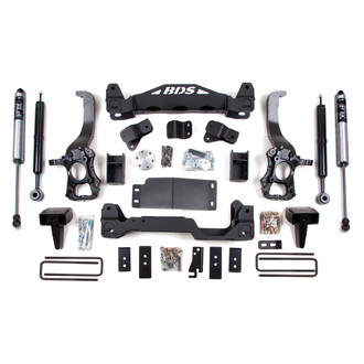 BDS Suspension® - 6" x 5" Block Front and Rear Suspension Lift Kit