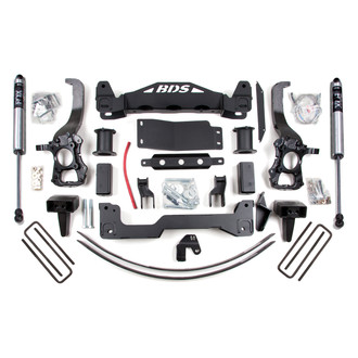 BDS Suspension® - 6" x 5" Add-a-Leaf Front and Rear Suspension Lift Kit