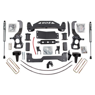 BDS Suspension® - 4" x 2" Standard Front and Rear Suspension Lift Kit