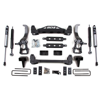 BDS Suspension® - 6" x 5" Block Front and Rear Suspension Lift Kit