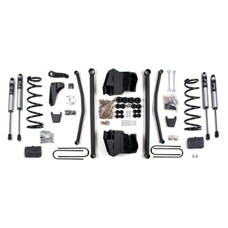 BDS Suspension® - 6" x 4" Long Arm Front and Rear Suspension Lift Kit