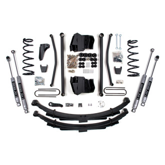 BDS Suspension® - 8" x 5" Long Arm Front and Rear Suspension Lift Kit