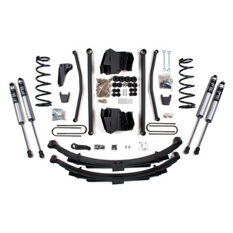 BDS Suspension® - 6" x 5" Long Arm Front and Rear Suspension Lift Kit