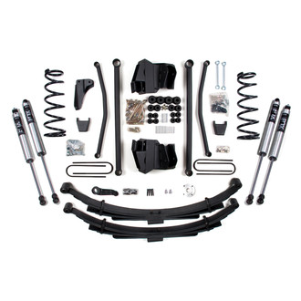 BDS Suspension® - 8" x 5" Long Arm Front and Rear Suspension Lift Kit