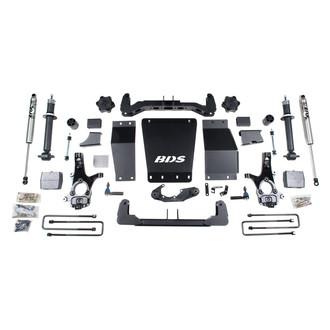 BDS Suspension® - 6" x 4.5" Standard Front and Rear Suspension Lift Kit