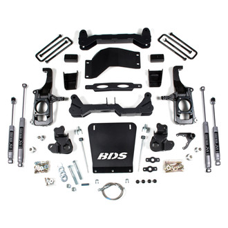 BDS Suspension® - 4.5" x 2" Standard Front and Rear Suspension Lift Kit