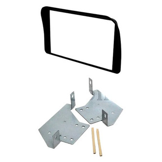Beat-Sonic® - Double Din Head Unit Face Panel + Brackets