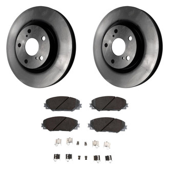 Beck Arnley® - True Front Brake Kit with Ceramic Pads