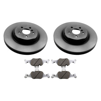 Beck Arnley® - True Plain Front Brake Kit with Semi-Metallic Pads
