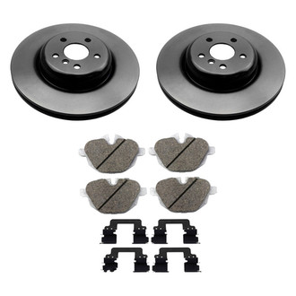 Beck Arnley® - True Plain Rear Brake Kit with Semi-Metallic Pads