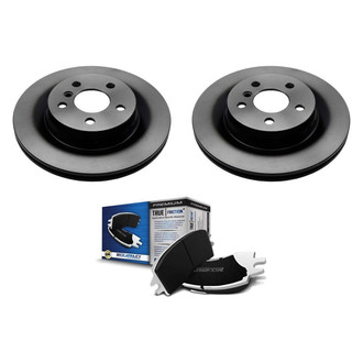 Beck Arnley® - True Plain Rear Brake Kit with Organic Pads