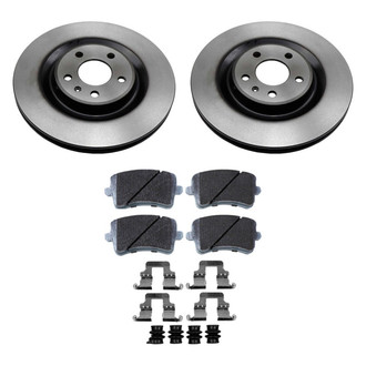 Beck Arnley® - True Plain Rear Brake Kit with Semi-Metallic Pads