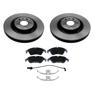 Beck Arnley® - True Plain Front Brake Kit with Semi-Metallic Pads
