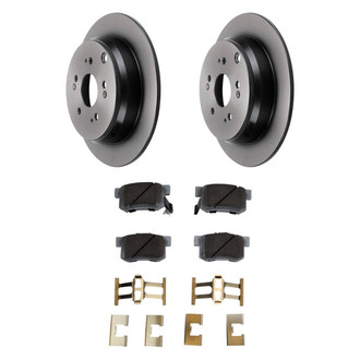 Beck Arnley® - True Plain Rear Brake Kit with Ceramic Pads