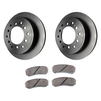 Beck Arnley® - True Plain Rear Brake Kit with Ceramic Pads