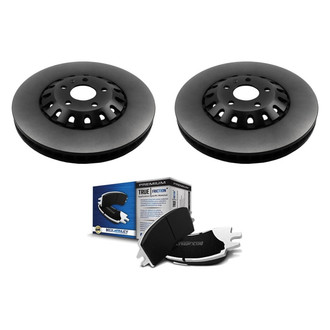 Beck Arnley® BNDL-1218-31177387 - True Plain Front Brake Kit with Ceramic Pads