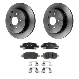 Beck Arnley® - True Plain Rear Brake Kit with Ceramic Pads