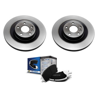 Beck Arnley® - True Plain Rear Brake Kit with Organic Pads