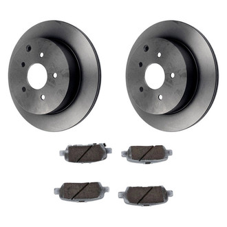 Beck Arnley® - True Plain Rear Brake Kit with Ceramic Pads