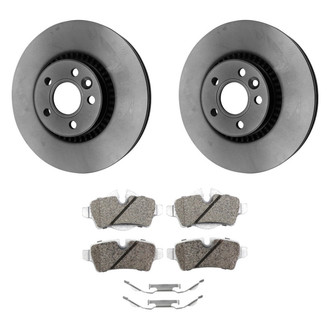 Beck Arnley® - True Front Brake Kit with Semi-Metallic Pads