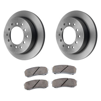 Beck Arnley® - True Plain Rear Brake Kit with Ceramic Pads