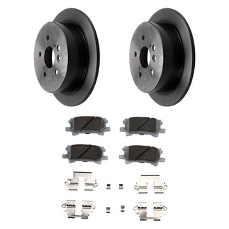 Beck Arnley® - True Plain Rear Brake Kit with Ceramic Pads