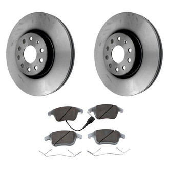 Beck Arnley® - True Plain Front Brake Kit with Ceramic Pads