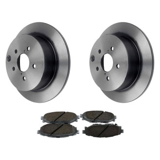 Beck Arnley® - True Plain Rear Brake Kit with Ceramic Pads