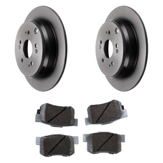 Beck Arnley® - True Plain Rear Brake Kit with Ceramic Pads