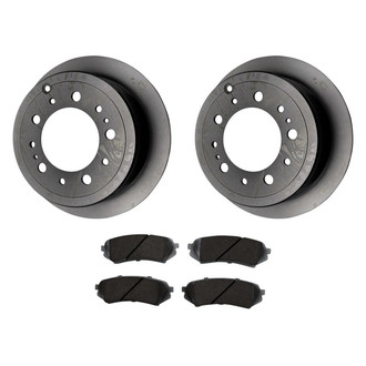 Beck Arnley® - True Plain Rear Brake Kit with Organic Pads