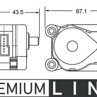 Behr® - HVAC Heater Blend Door Actuator