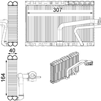 Behr® - A/C Evaporator