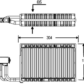 Behr® - A/C Evaporator