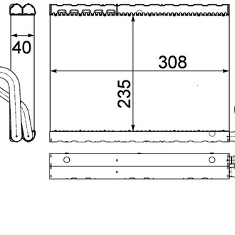 Behr® - A/C Evaporator