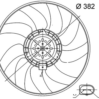 Behr® - Engine Cooling Fan Assembly