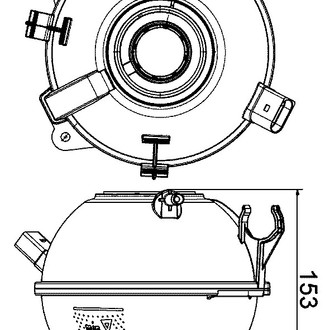 Behr® - Engine Coolant Expansion Tank
