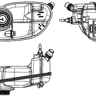 Behr® - Engine Coolant Expansion Tank