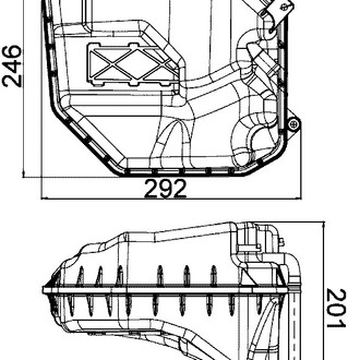 Behr® - Engine Coolant Expansion Tank