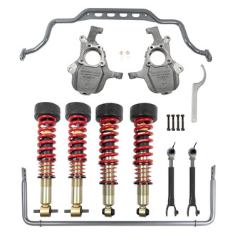 Belltech® - 2"-3.5" x 1"-4.5" Performance Front and Rear Lowering Coilover Handling Kit