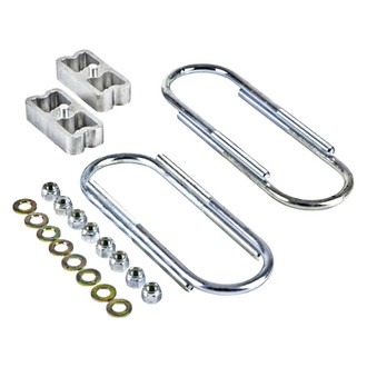 Belltech® - 1" Flat Rear Lowering Blocks and U-Bolts