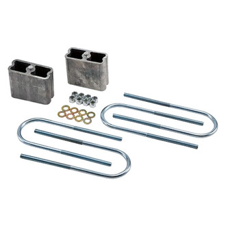 Belltech® - 4" Flat Rear Lowering Blocks and U-Bolts