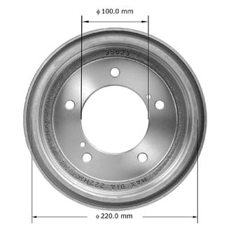 Bendix® PDR0683 - Global™ Premium Rear Brake Drum