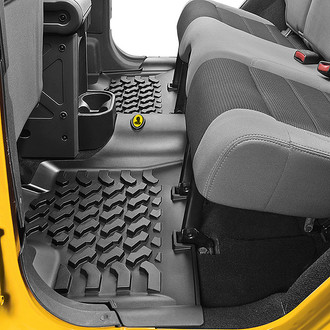 Bestop® - 2nd Row Black Crush Floor Liner