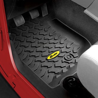 Bestop® 51511-01 - 1st Row Black Crush Floor Liners