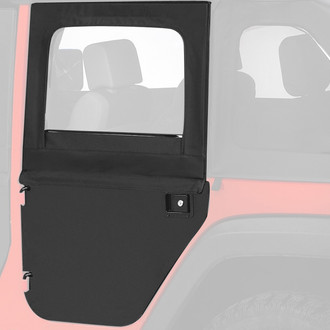 Bestop® - Black Diamond Rear Full Fabric Door Set